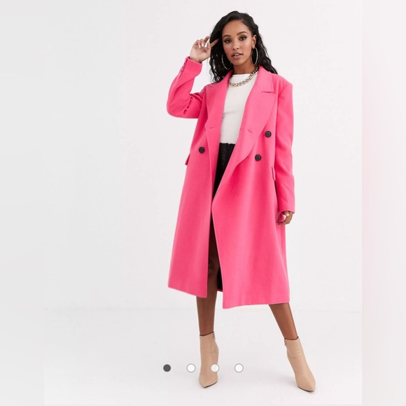 ASOS Jackets & Blazers - ASOS Design Asymmetric Front Coat